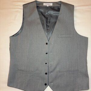 Italian Conbipel Men’s Suit Vest XXL • Classic Formal Vest • Tailored Look